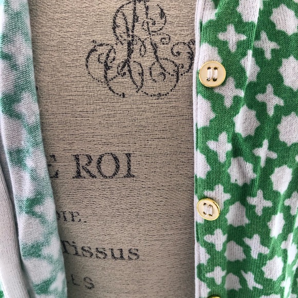 Charter Club Green Cardigan PM - Picture 3 of 10